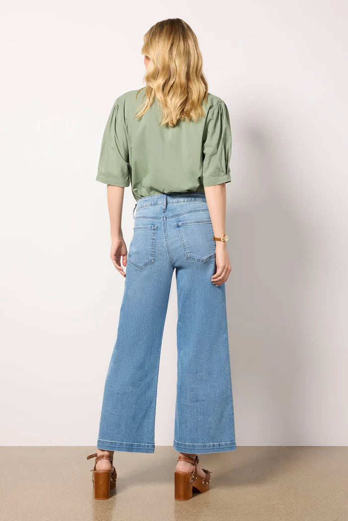 Meg Patch Pocket Wide Leg Jeans