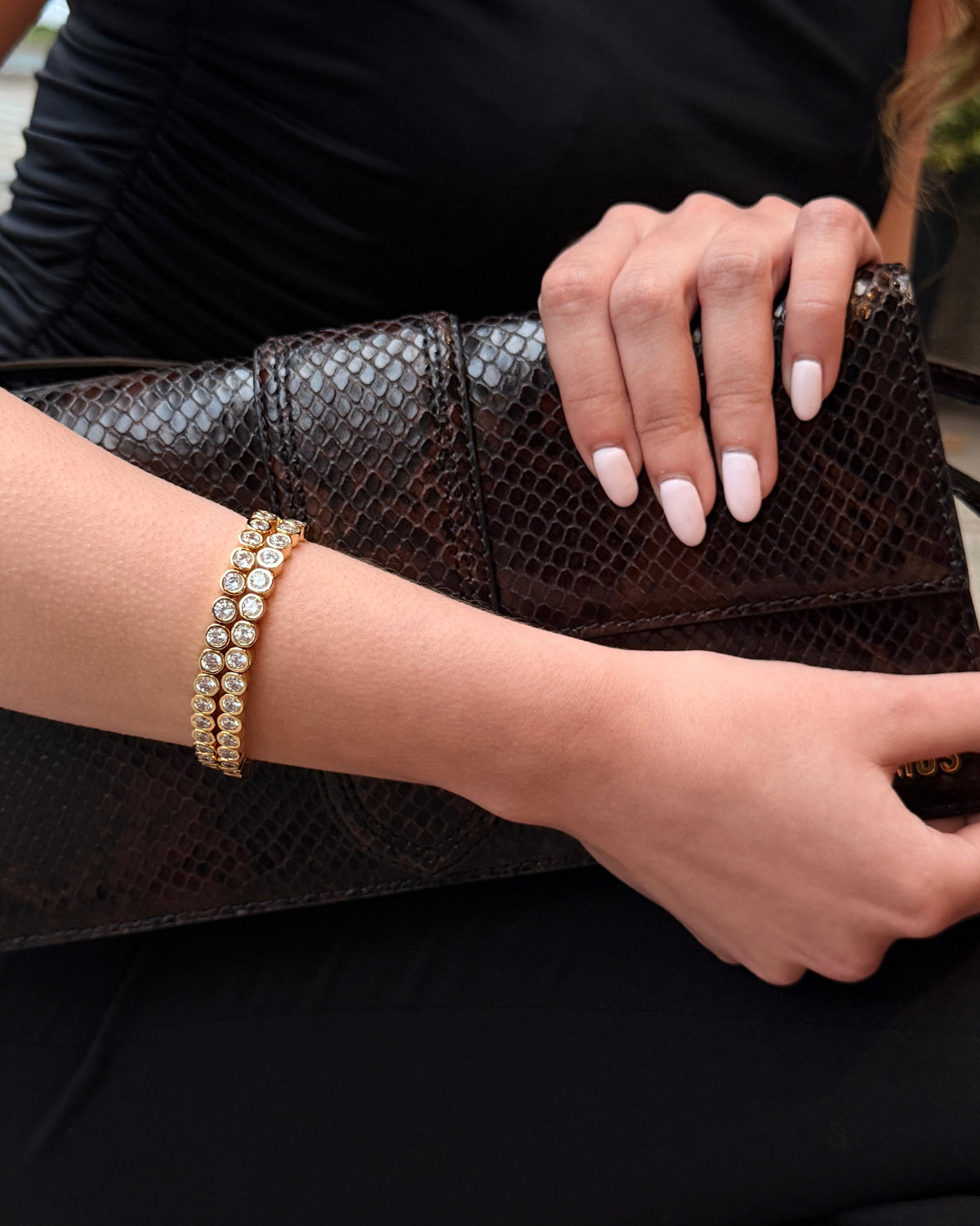 Bezel Tennis Bracelet