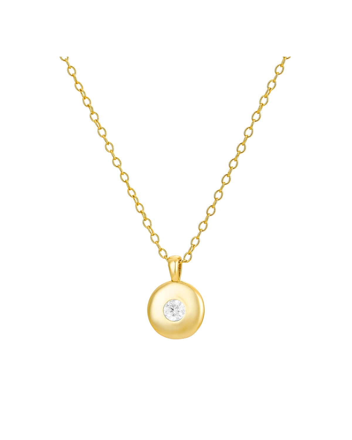 Mini CZ Pendant Necklace