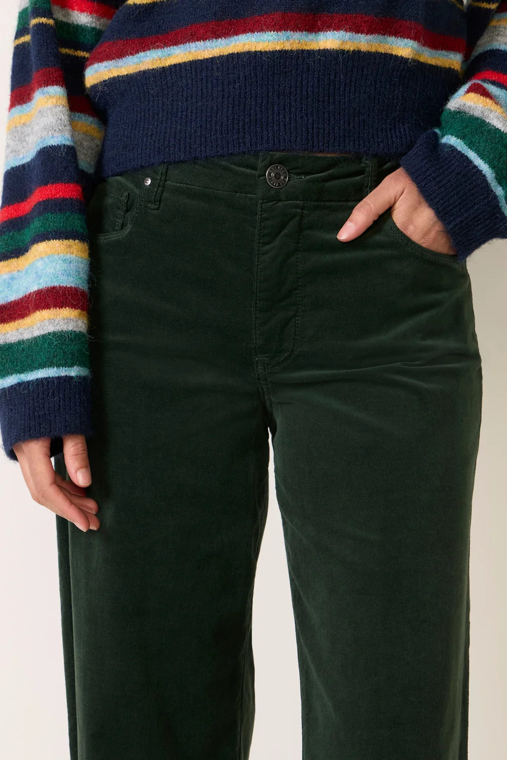 Meg Corduroy Wide Leg Jeans