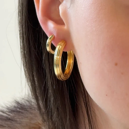 Ribbed Tube Hoops