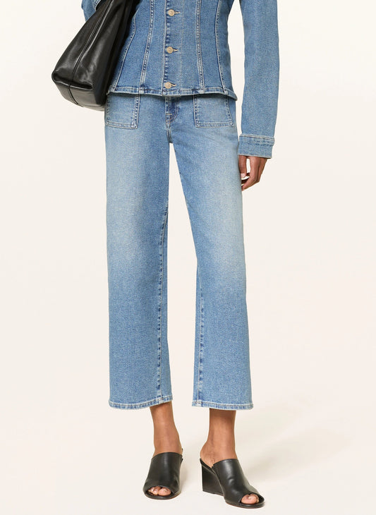 Stovepipe Straight Ankle Jeans