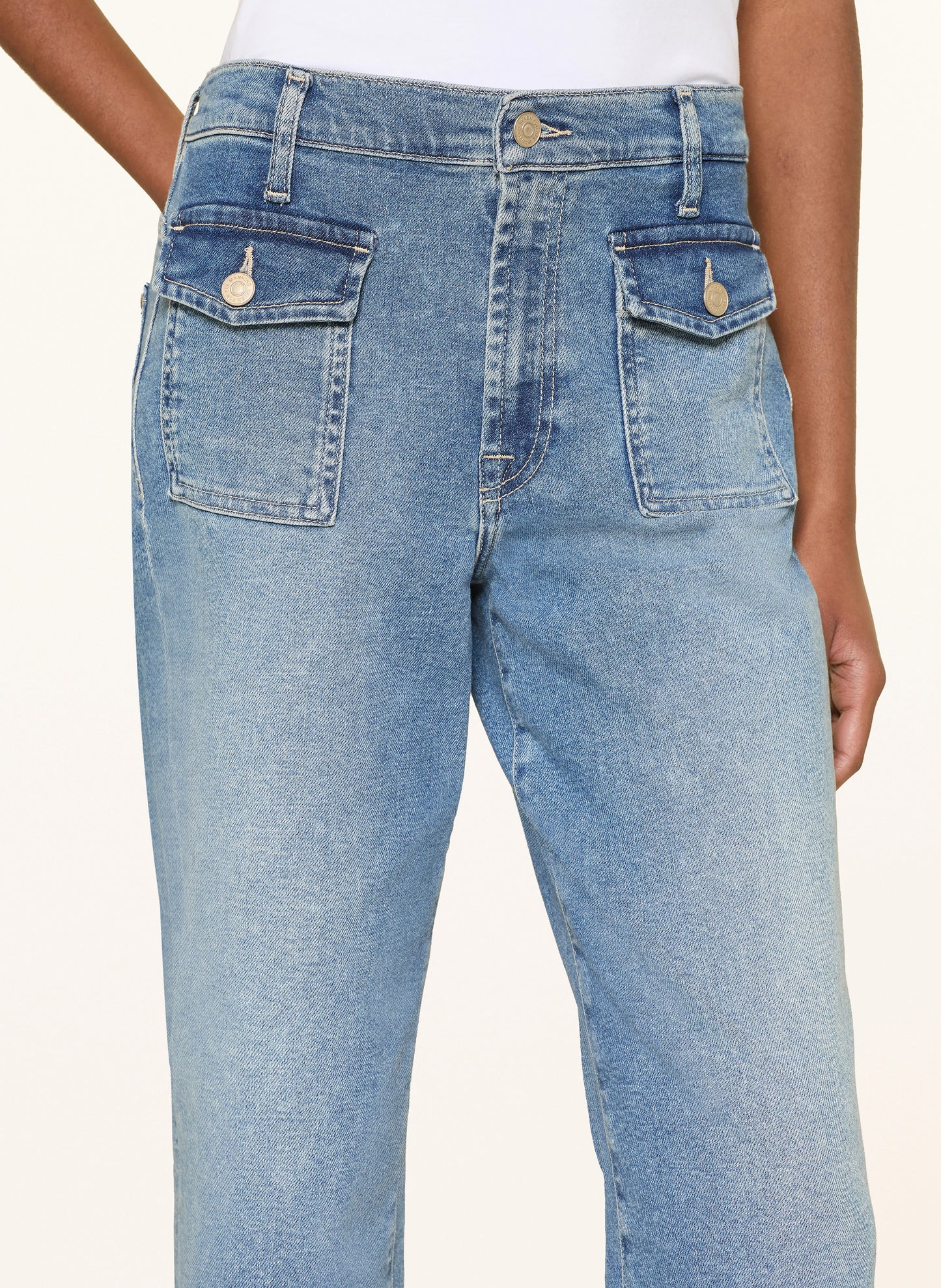 Stovepipe Straight Ankle Jeans