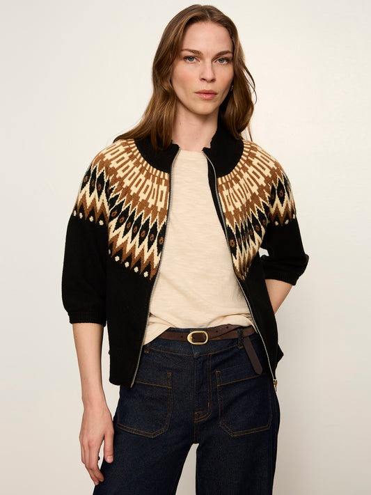Fairisle Zip-Up