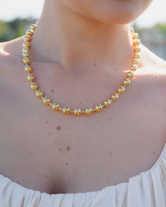 Super Puff Beaded Necklace