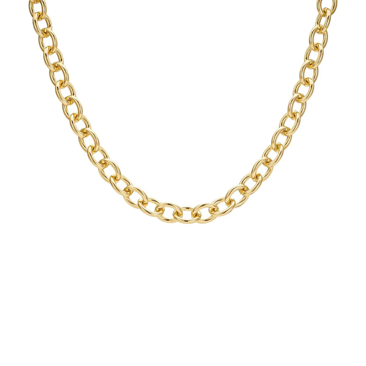 Oval Link Chain Necklace