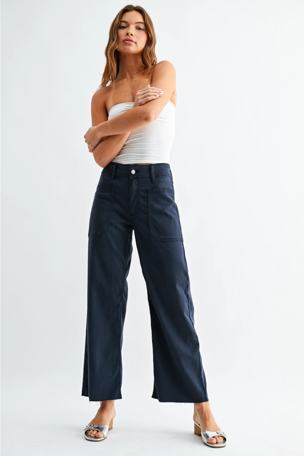 Utility Wide Leg Jeans