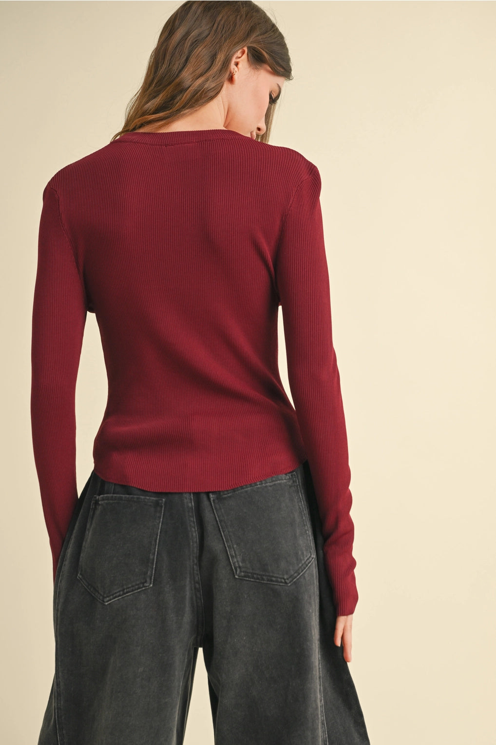 Ryleigh Ribbed Long Sleeve