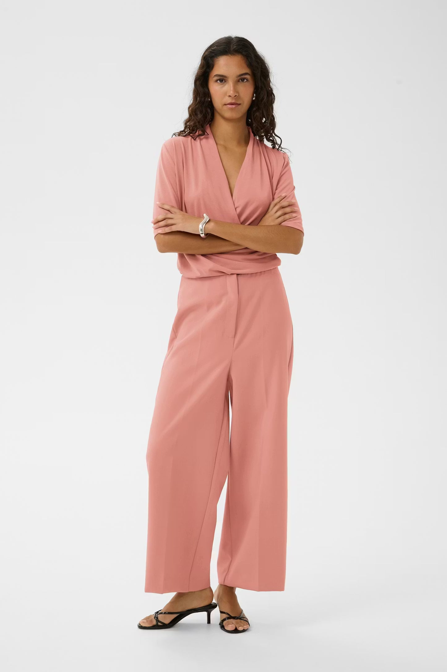 Corrine Wide Cropped Pants