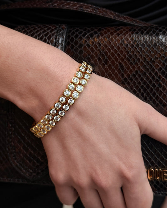Bezel Tennis Bracelet