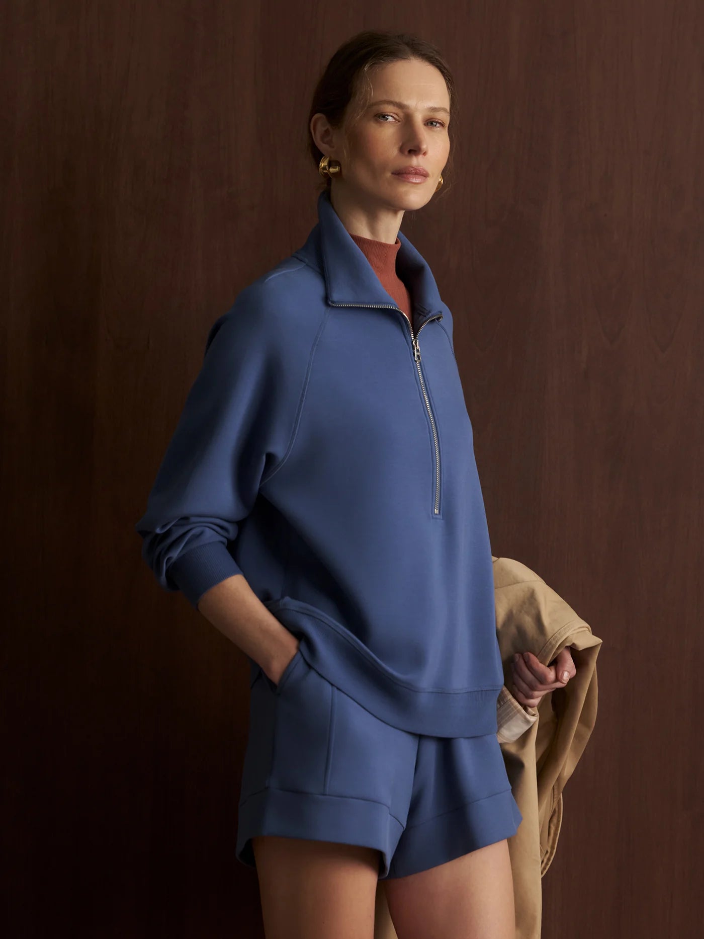 Selene Half-Zip Sweat