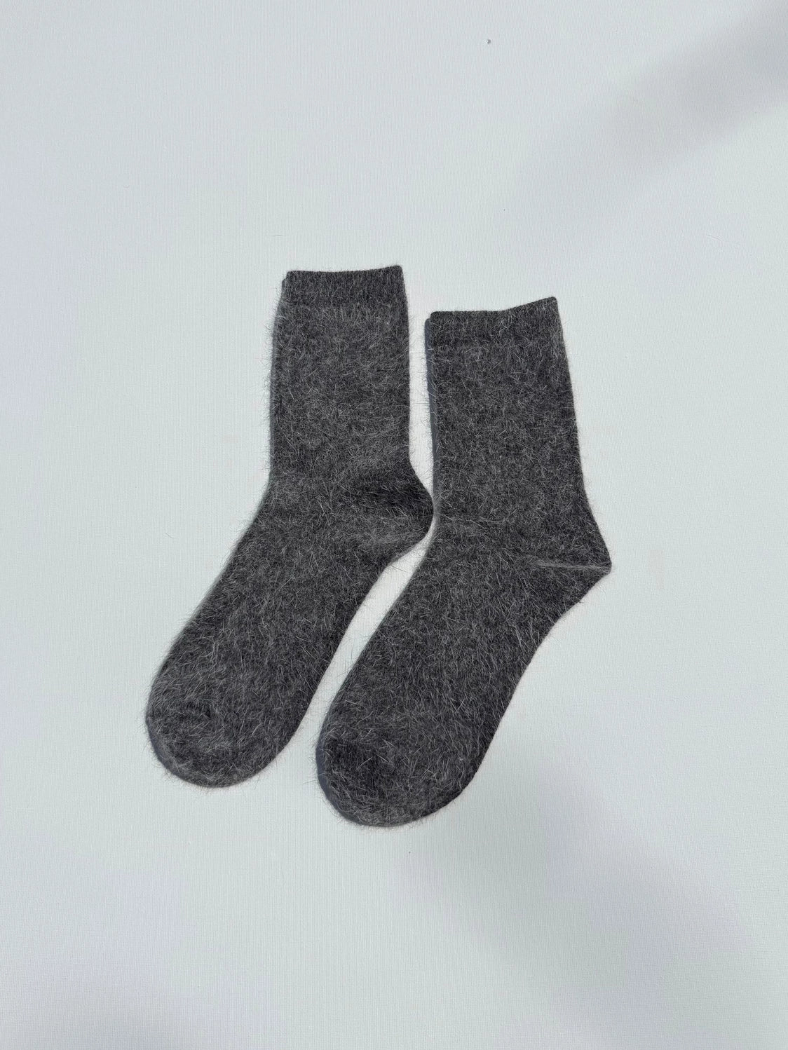 Fluffy Angora Socks