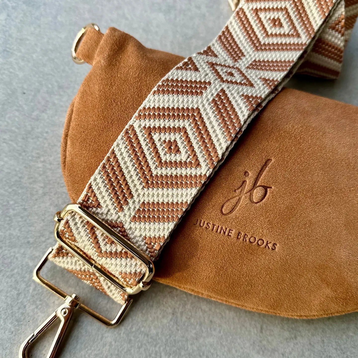 Suede Crossbody Belt Bag