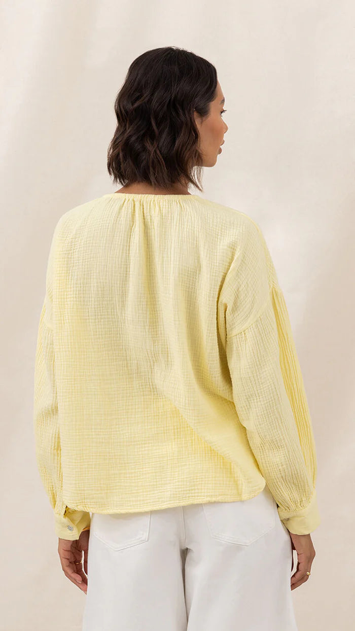 Peach Cotton Shirt