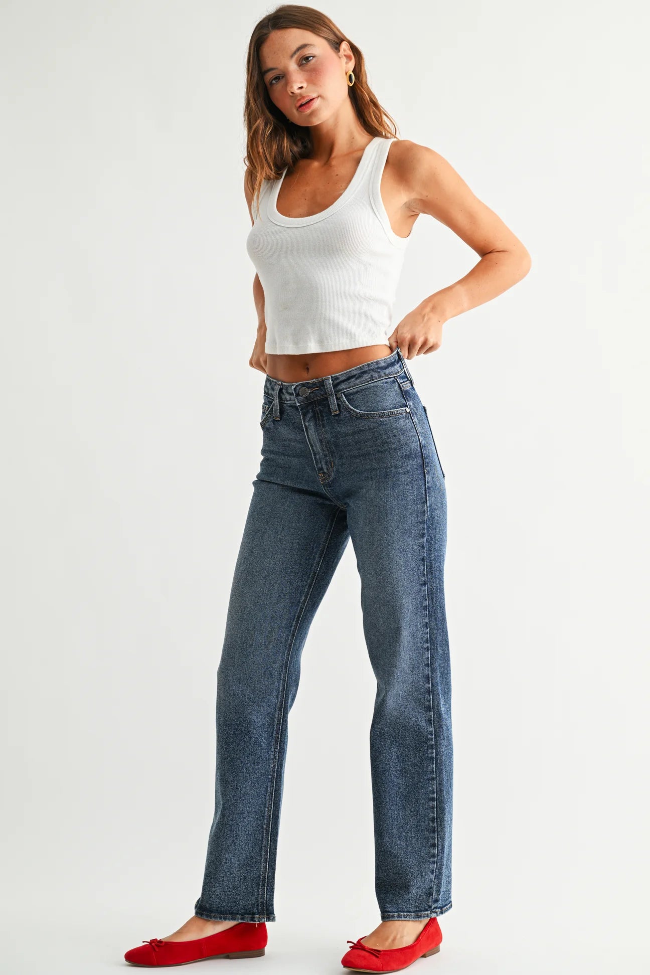 Claire Vintage Straight Jeans