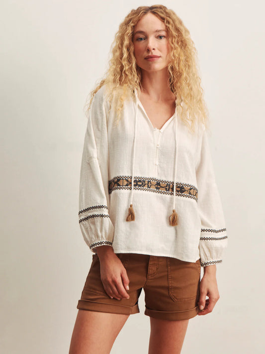 Retreat Embroidered Blouse