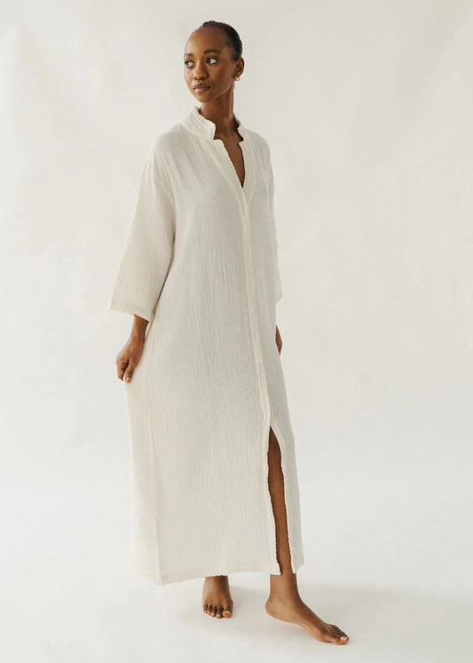 Crinkle Shirt Dress