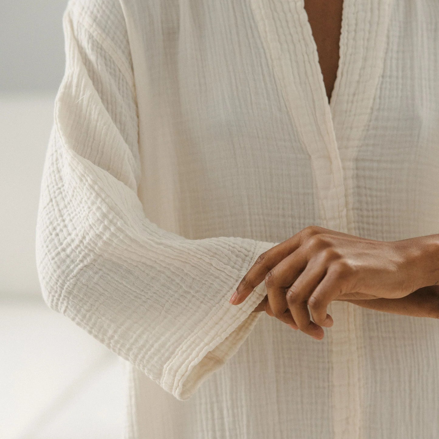 Crinkle Shirt Dress