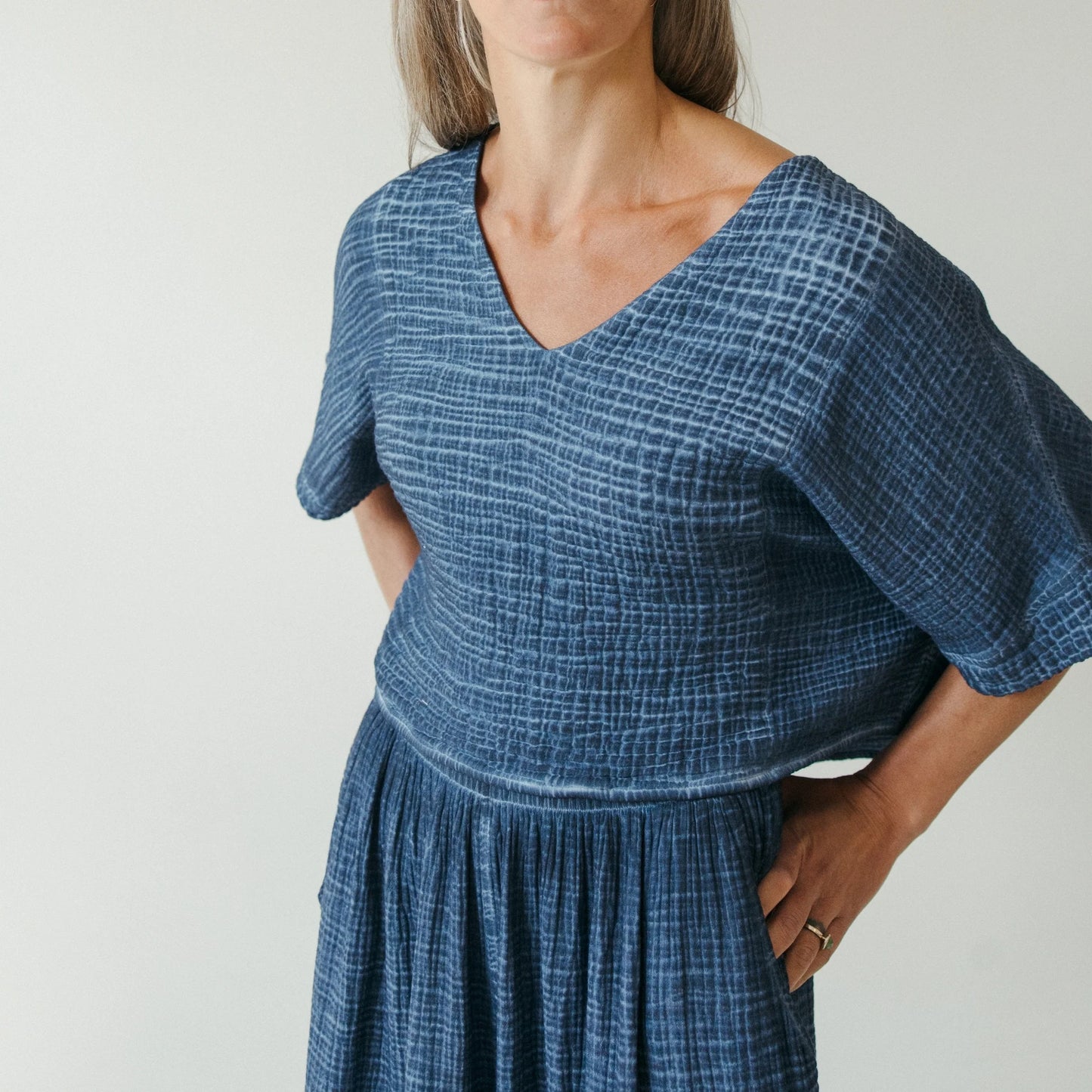 Crinkle Crop Top