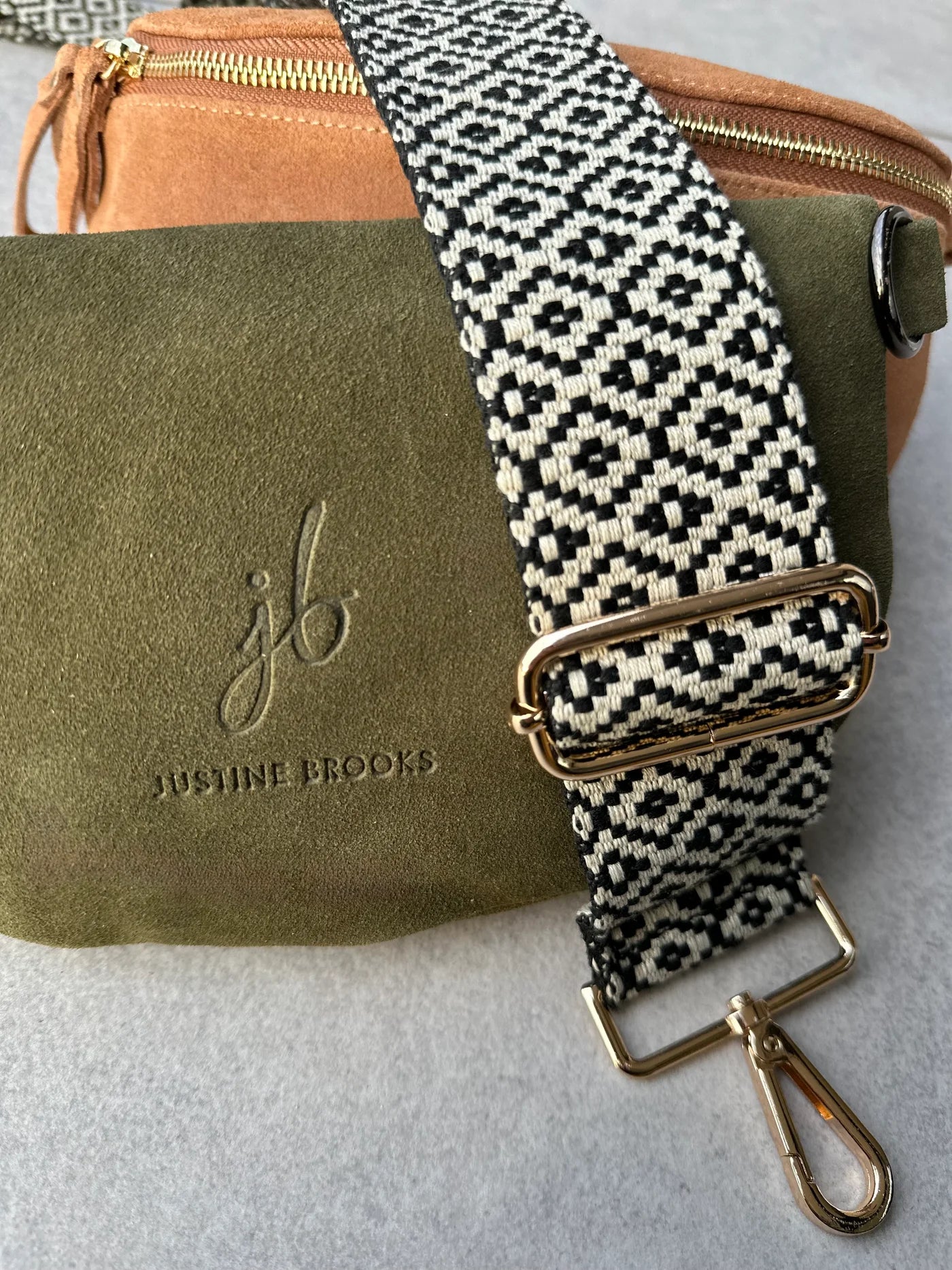 Suede Crossbody Belt Bag