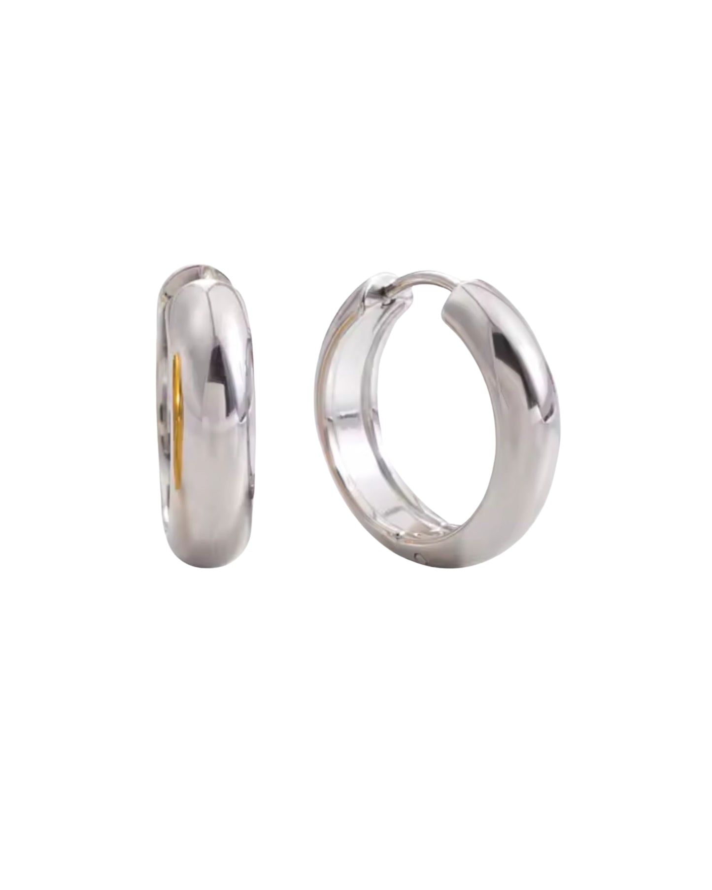 Tube Hoop Earrings