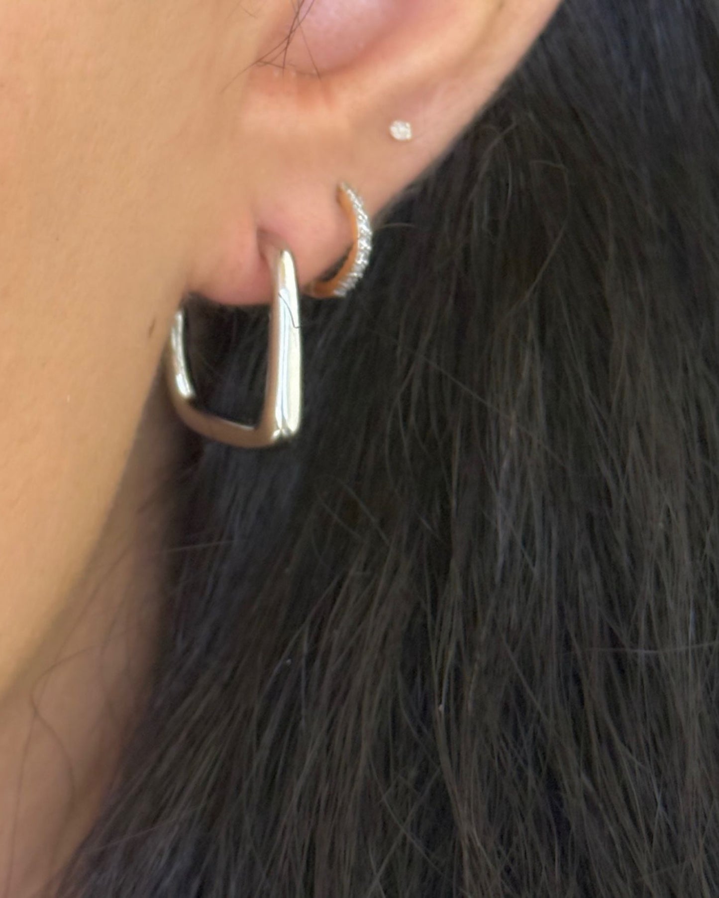 Square Hoop Earrings