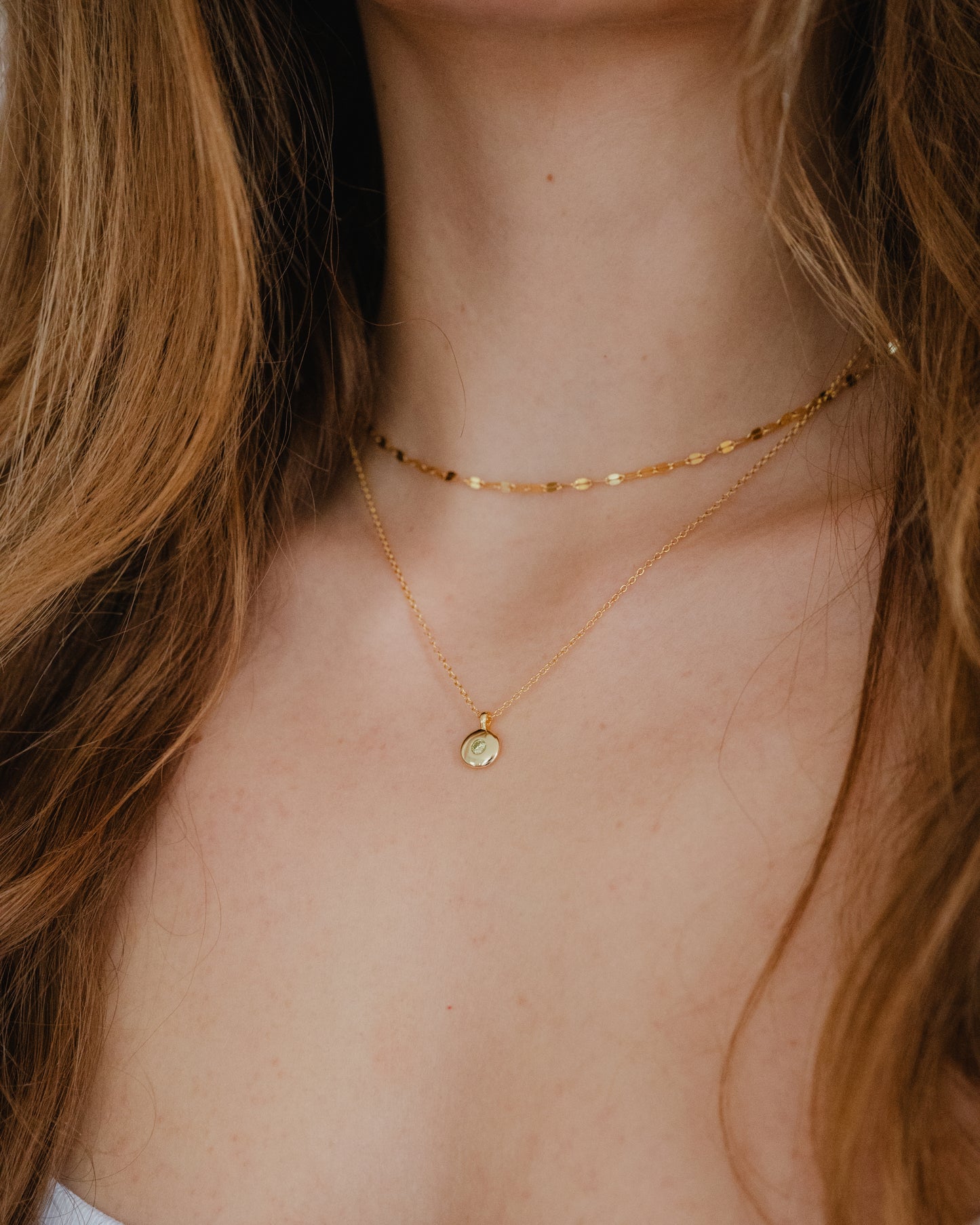 Mini CZ Pendant Necklace