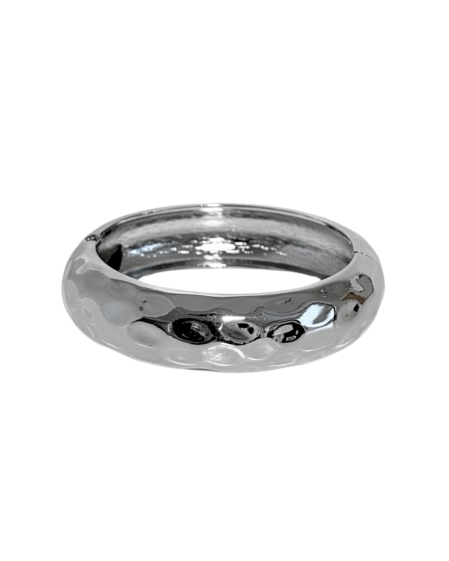 Wide Hammer Bangle