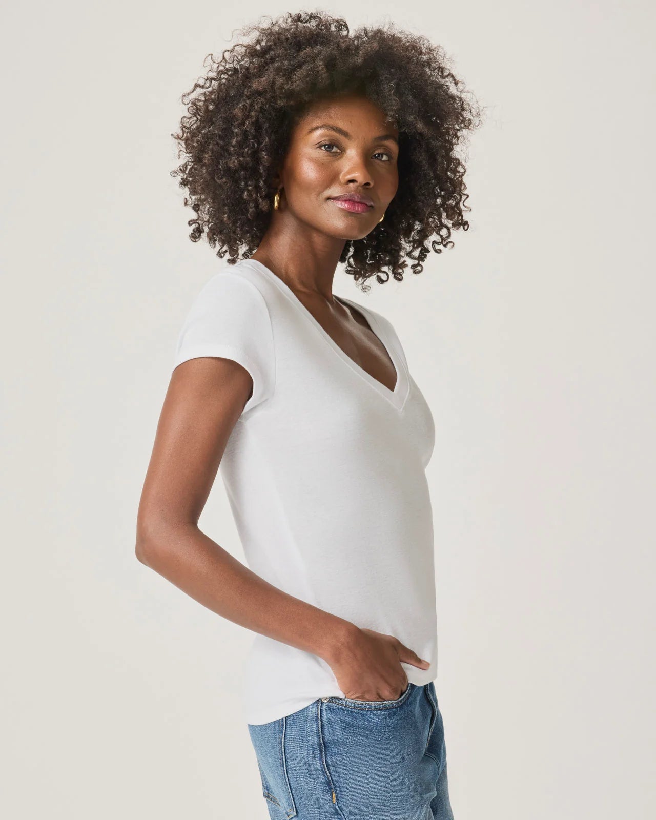 Faye V-Neck Tee