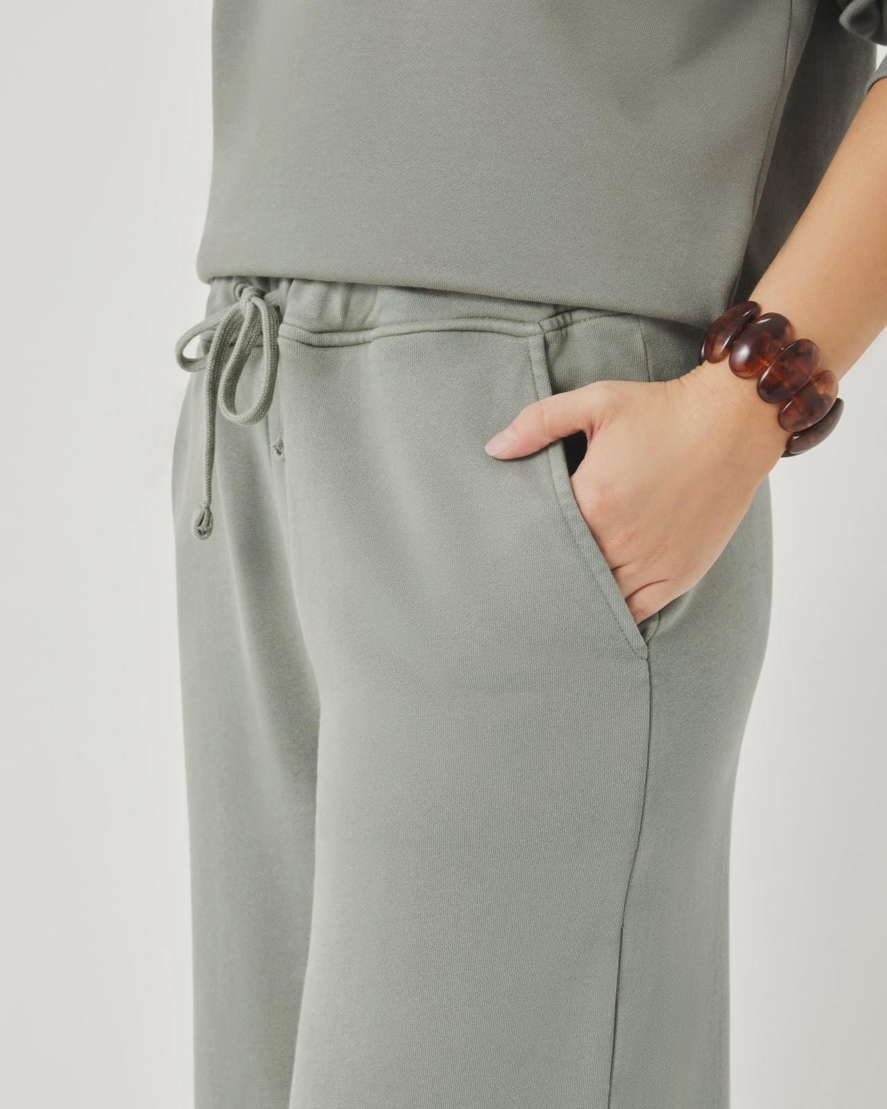 Greta Terry Cropped Pant
