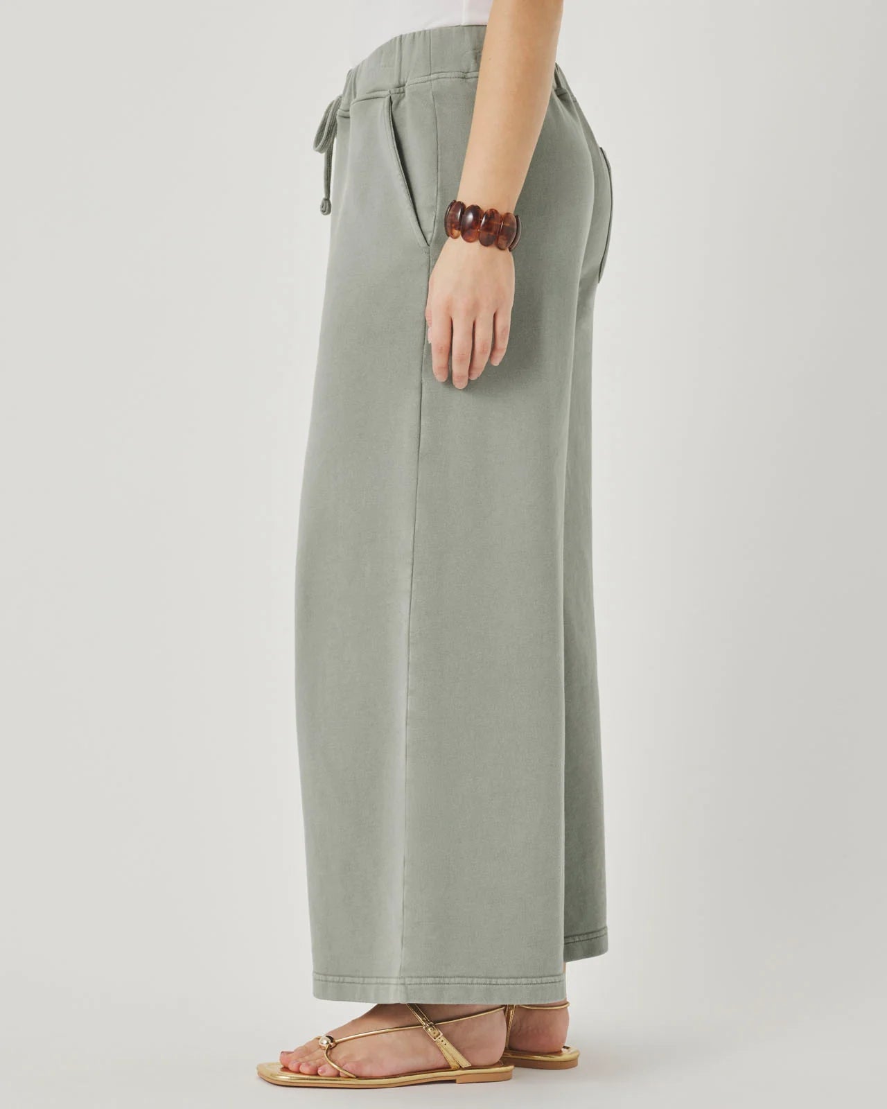 Greta Terry Cropped Pant