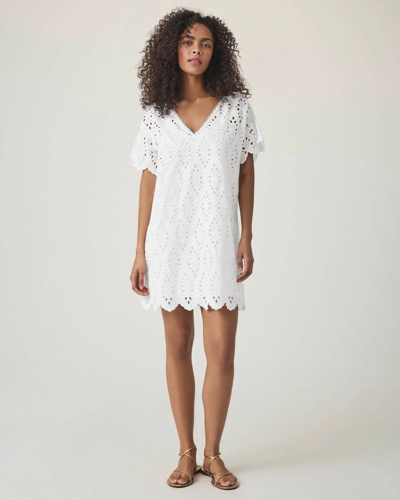 Sandro Eyelet Dress