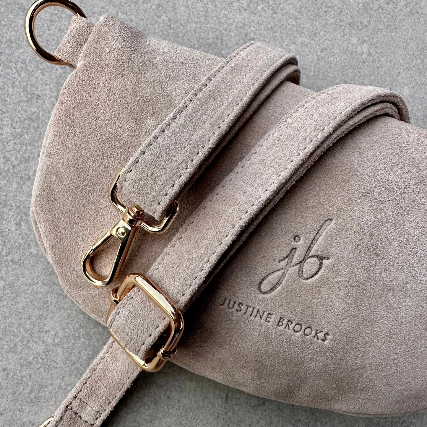 Suede Crossbody Belt Bag