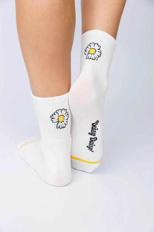 Daisy Back Socks