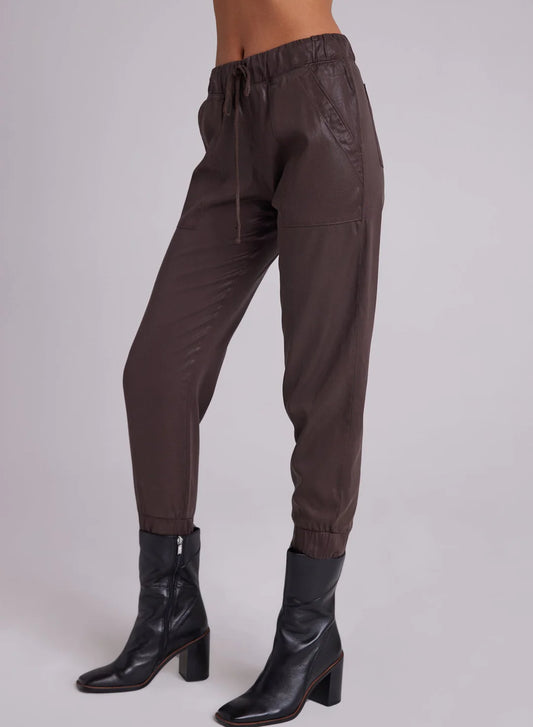 Waxed Pocket Joggers