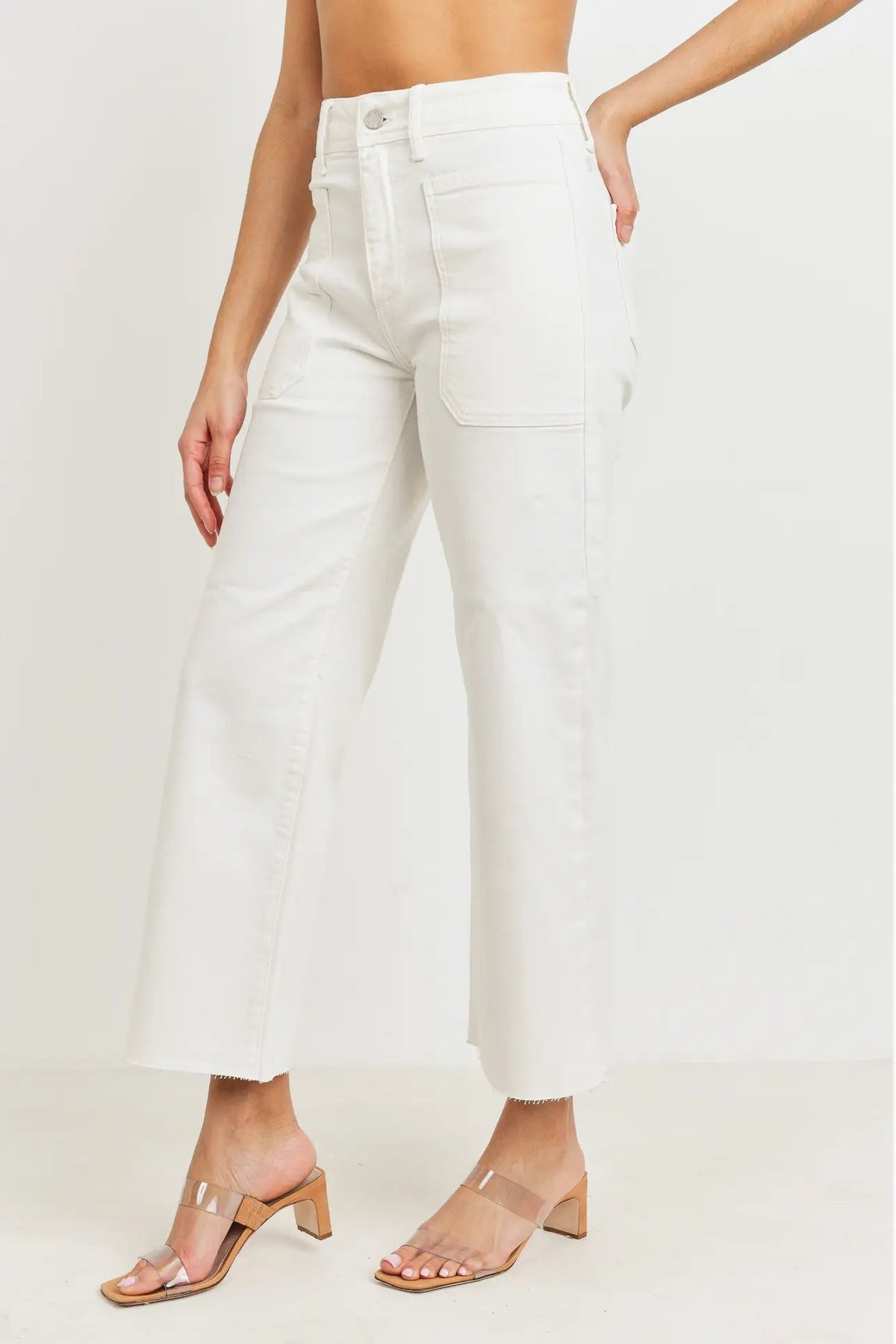 Utility Wide Leg Jeans
