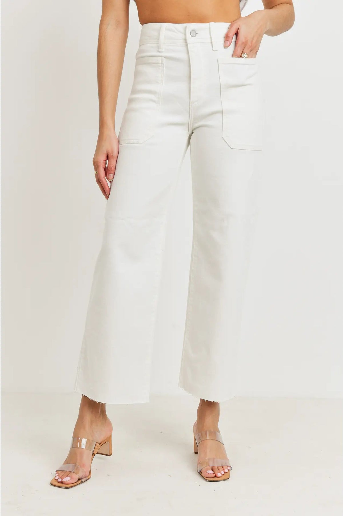 Utility Wide Leg Jeans