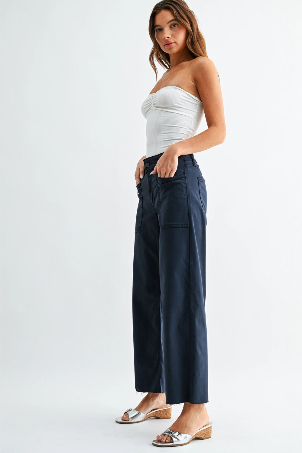 Utility Wide Leg Jeans