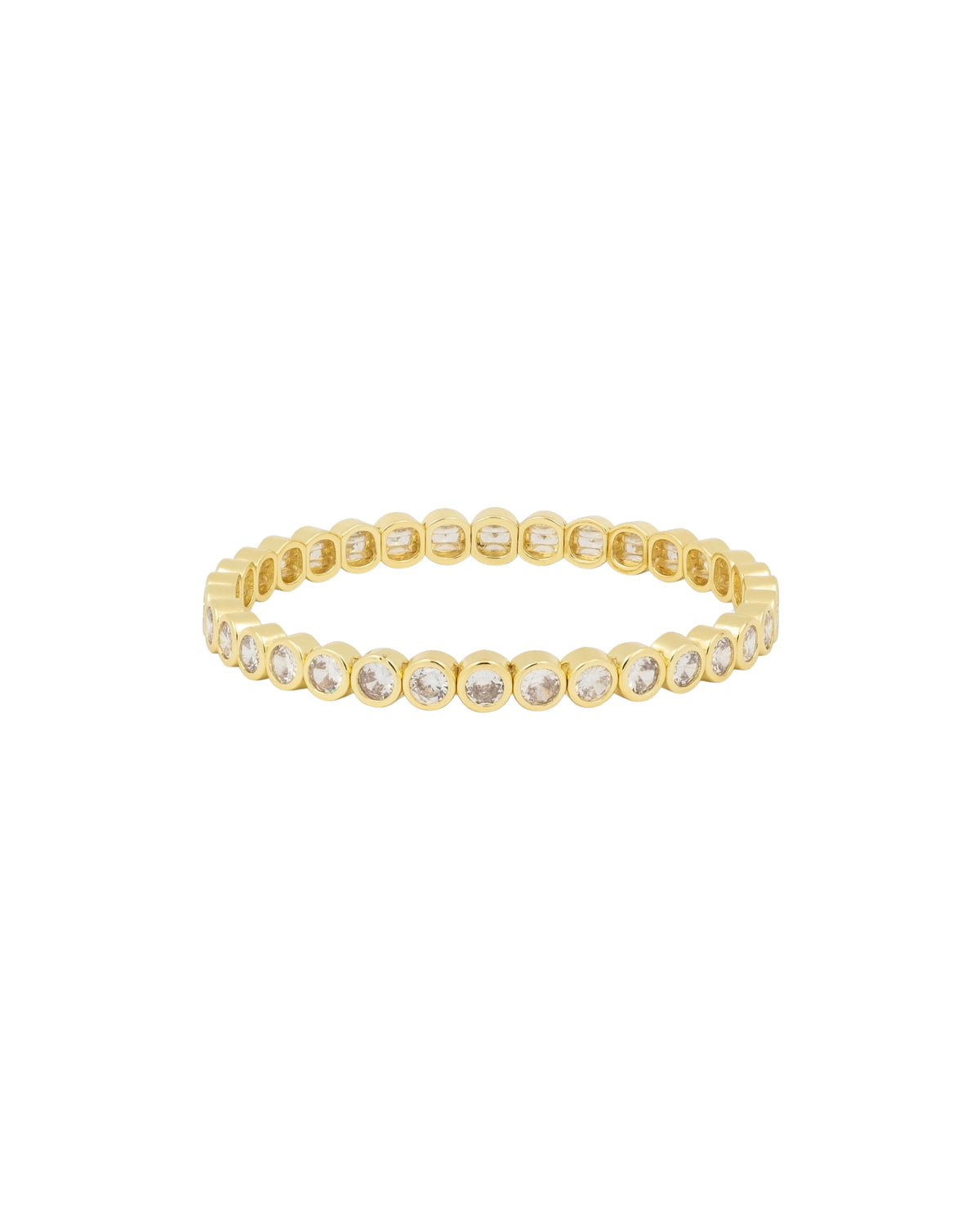 Bezel Tennis Bracelet